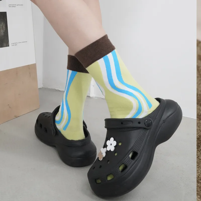 TOOCI Unisex Knee high Socks-4