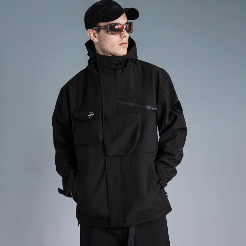 ENSHADOWER Windbreaker Jackets Unisex Black-4