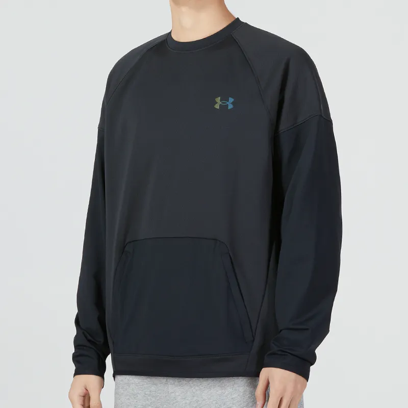 Under Armour Rush Sweatshirts Men Black-4