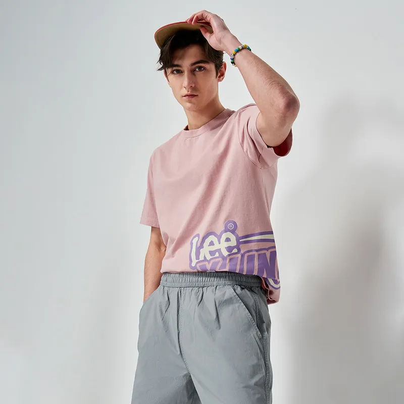 Lee Xline Casual Shorts Men Gray-2