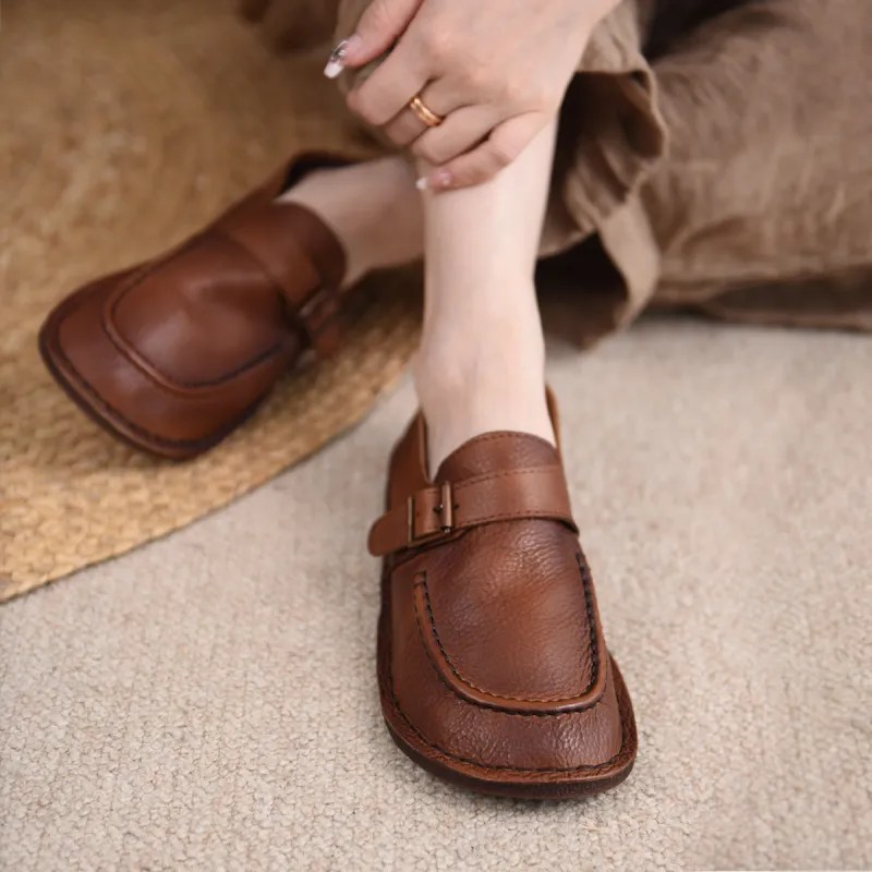 ARTMU Women's Casual Shoes Women's Low Top Coffee/Camel-7