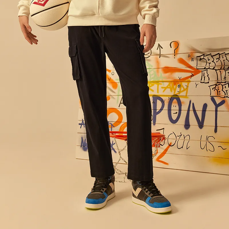 PONY Straight Thickened Sports Pants Men's-6