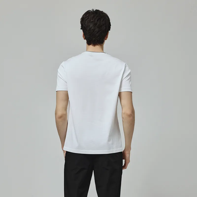 RARE Short Sleeved T Shirts Men's White-5