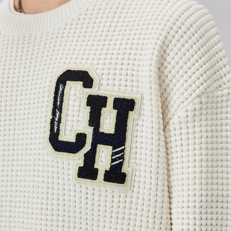 CHINISM Classic Badge Sweaters Unisex-5