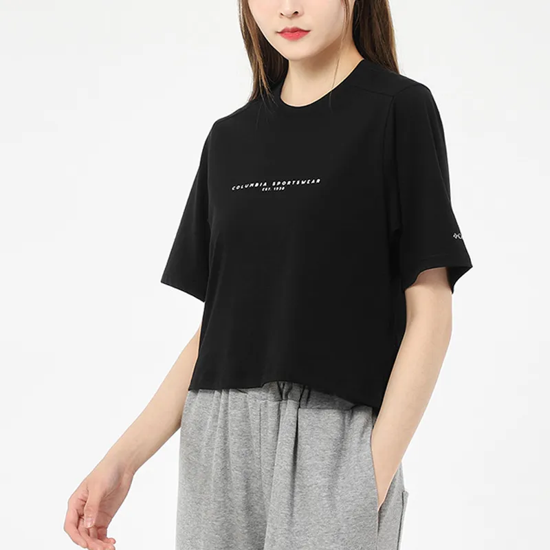 Columbia Crop Tops Women's Black-3