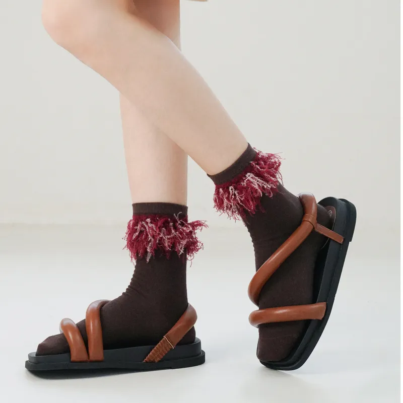 TOOCI Unisex Mid Calf Socks-3