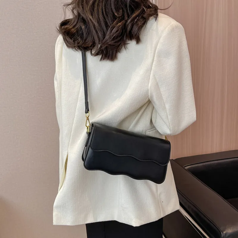 JANE KLAIN PU Small Square Bag, Crossbody Bag, Shoulder Bag Women's White-3