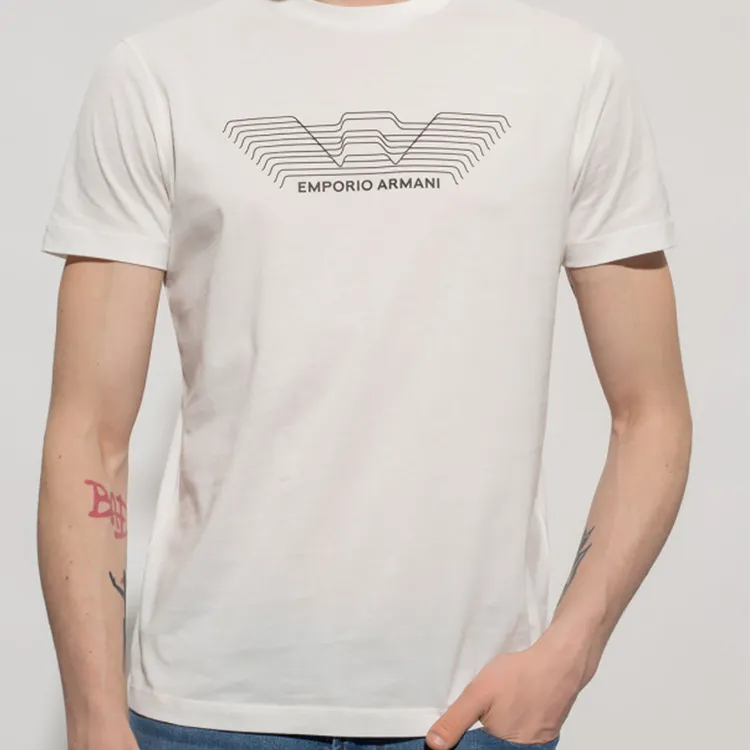 EMPORIO ARMANI SS22 T Shirt Men's White-2