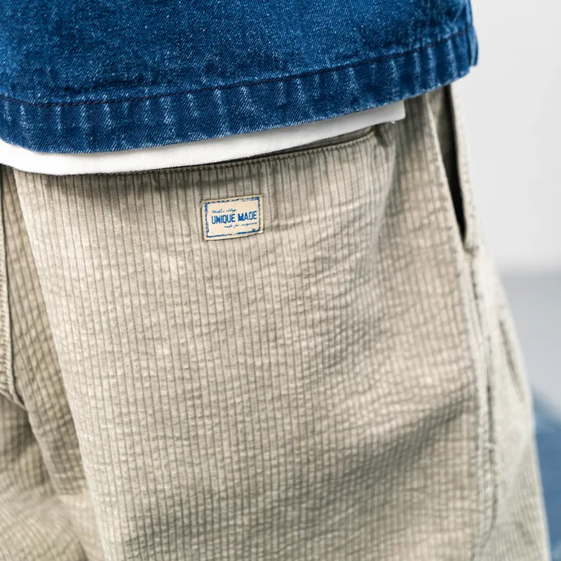 TEKABLU Tapered Pants Casual Pants Unisex Tower Blue-12
