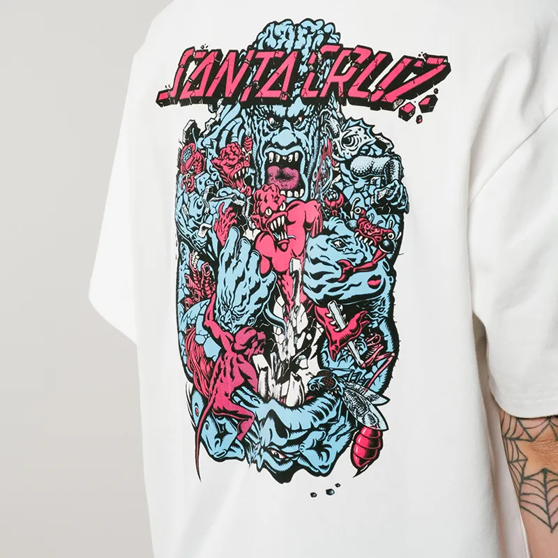 Santa Cruz T Shirts Unisex White-3