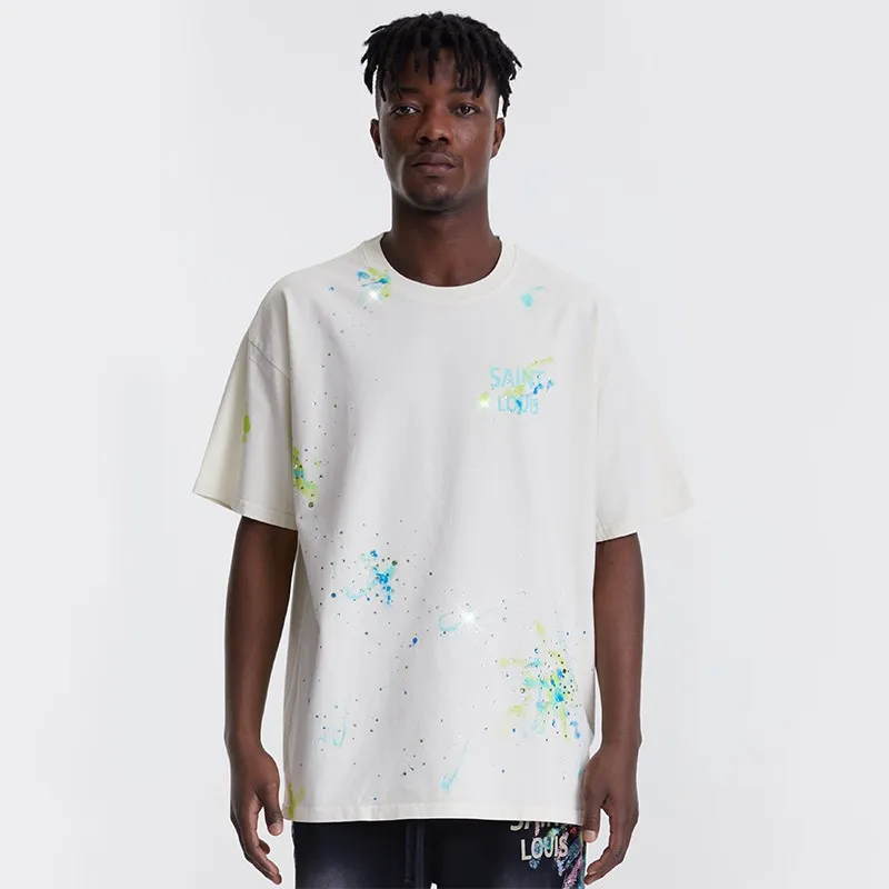 SSSAINT LOUIS T Shirts Unisex Milkshake White-3