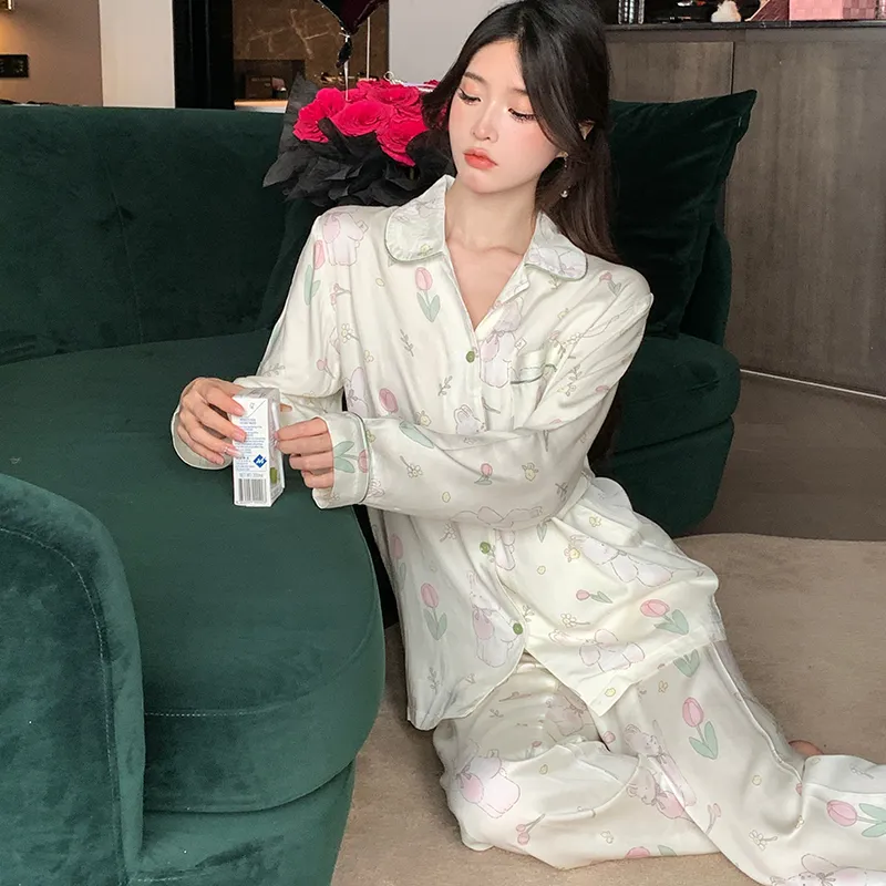 Flow Yarn Women's Pajama Sets-8