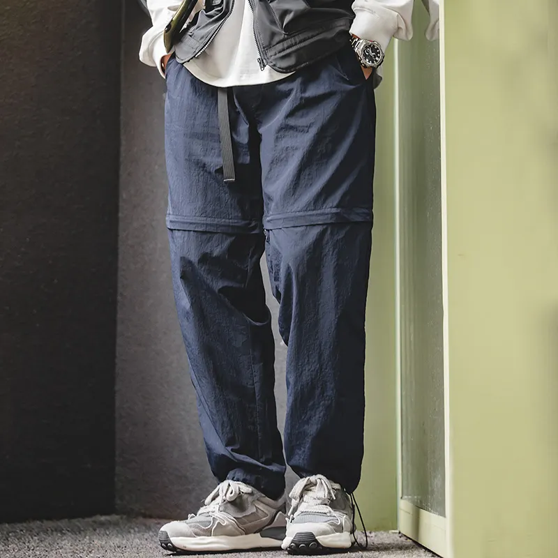 MADEN Cargo Pants Men's Navy Blue-3