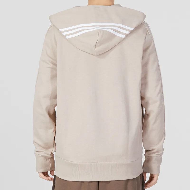Adidas Essentials French Terry 3 Stripes Full Zip Hoodie-3