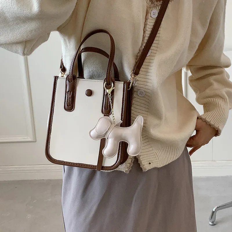 JANE KLAIN PU Small Square Bag Handbag Shoulder Bag Crossbody Bag Small Size Women's Color Block-1