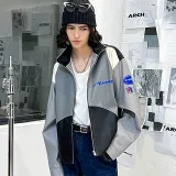 ROARINGWILD Jacket Unisex Gray Black