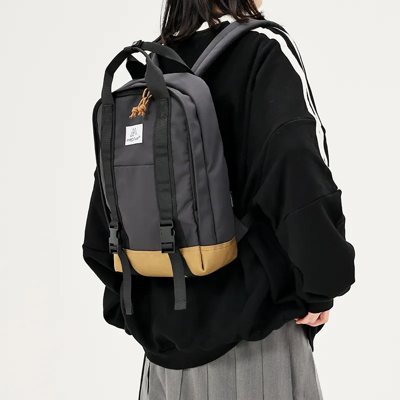MYEDITION Durable Oxford Multi Purpose Backpack Student Backpack Small Size Unisex Multicolor-8