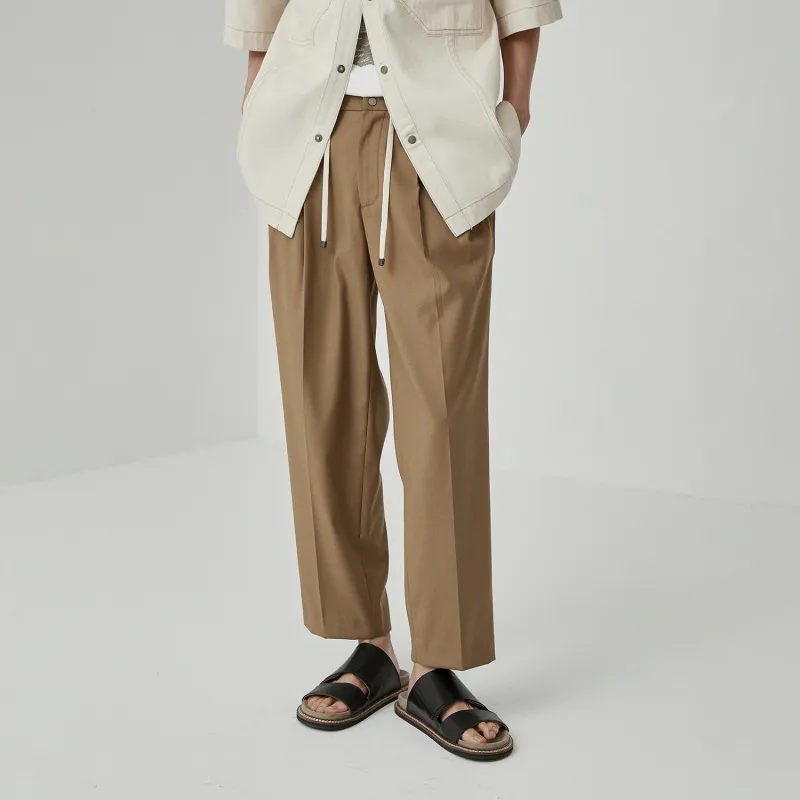 NANS STUDIO SS22 Straight Casual Pants Men's-8