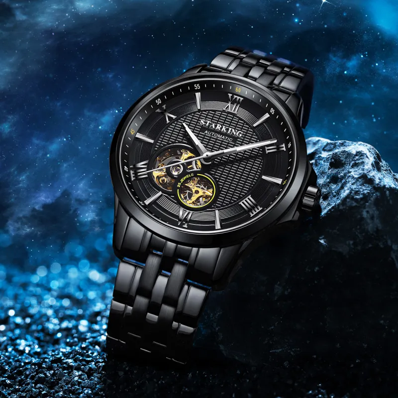 STARKING Automatic Mechanical Movement Watch Women's Watch Black Dial-1
