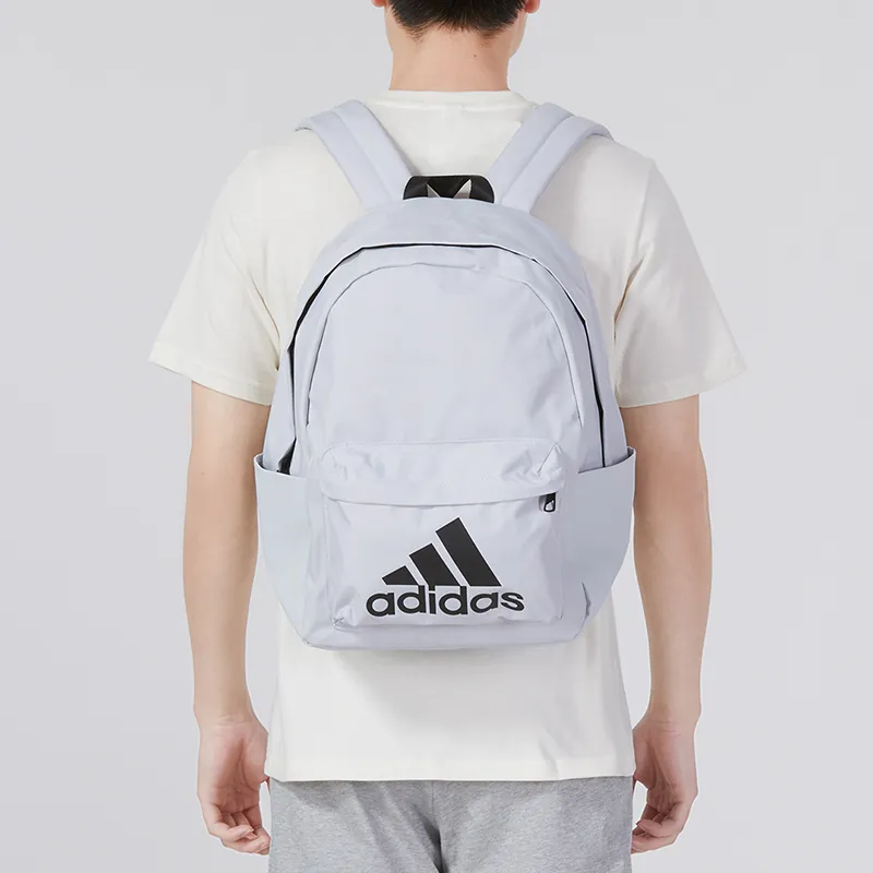 Adidas Polyester Sports Bag Laptop Bag Backpack Regular Unisex Gray-4