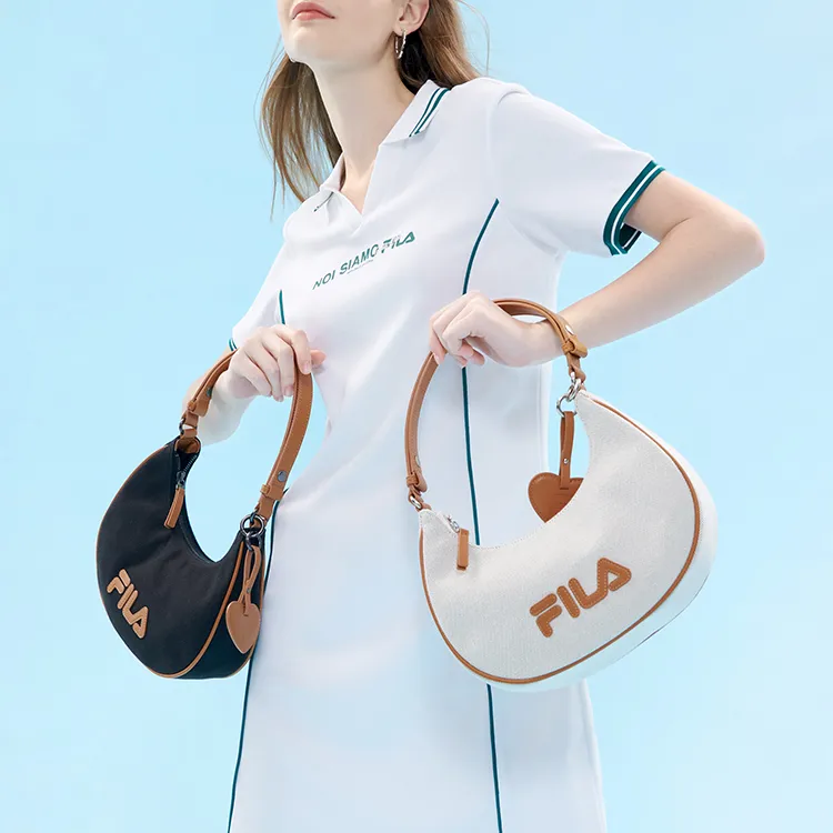 FILA FUSION PU Shoulder Bag Regular Women's Quinoa Khaki-4