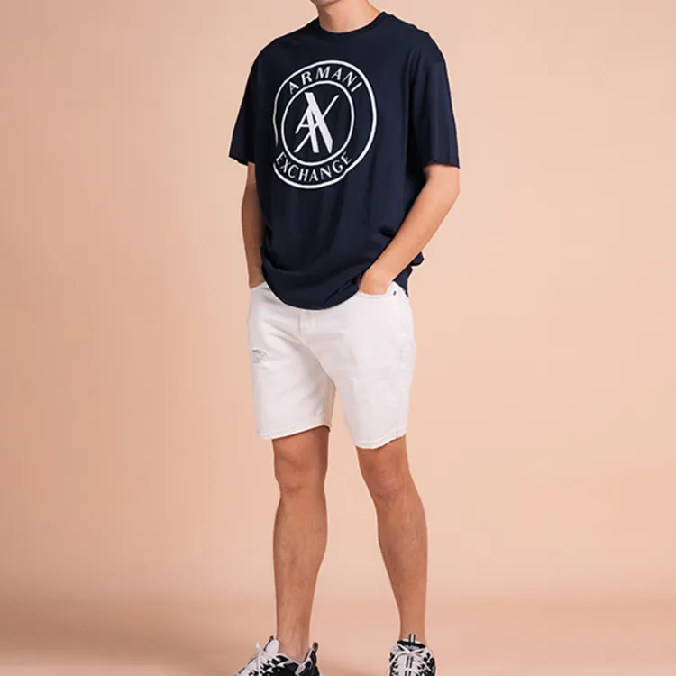 ARMANI EXCHANGE T-Shirts Men Blue-5