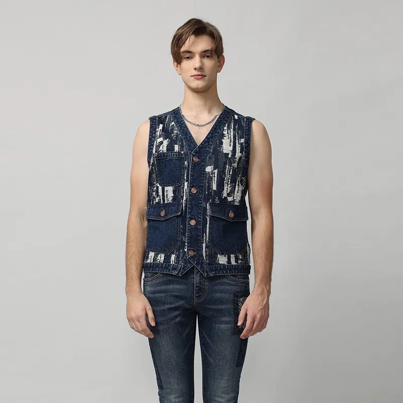 RARE Vests Men Blue-2
