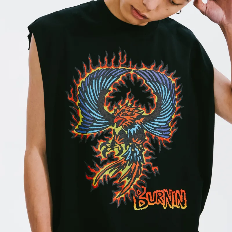 BURNIN Tank Tops Unisex Black-3
