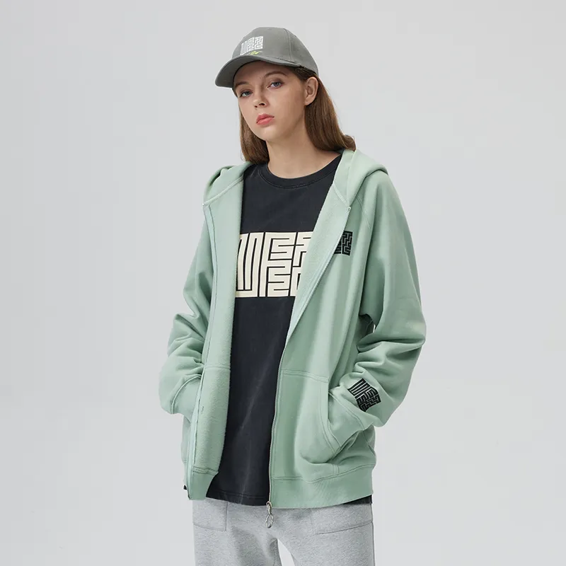UFZ Sweatshirts Unisex Light Green-5