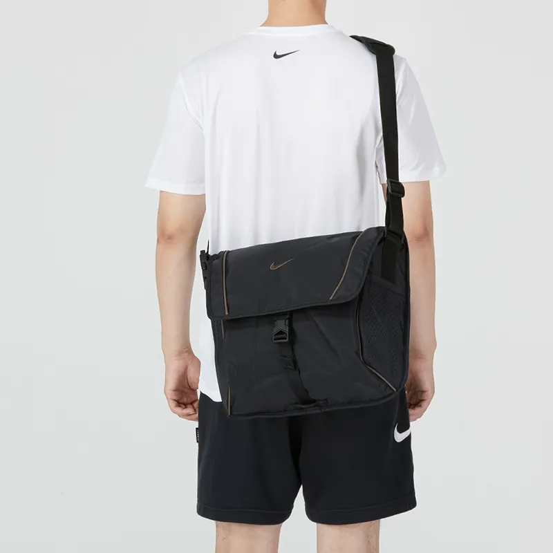 Nike Fabric Crossbody Bags Shoulder Bags Unisex Black-4