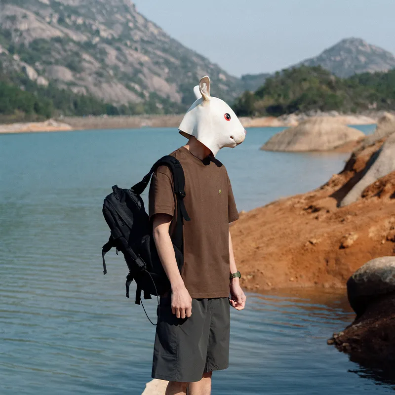 Rabbit House Summer T Shirt Men's-3