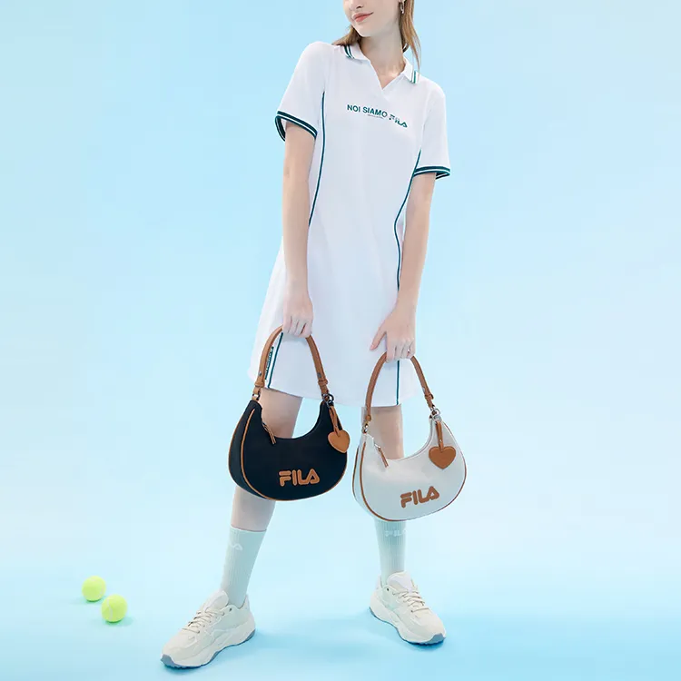 FILA FUSION PU Shoulder Bag Regular Women's Quinoa Khaki-3