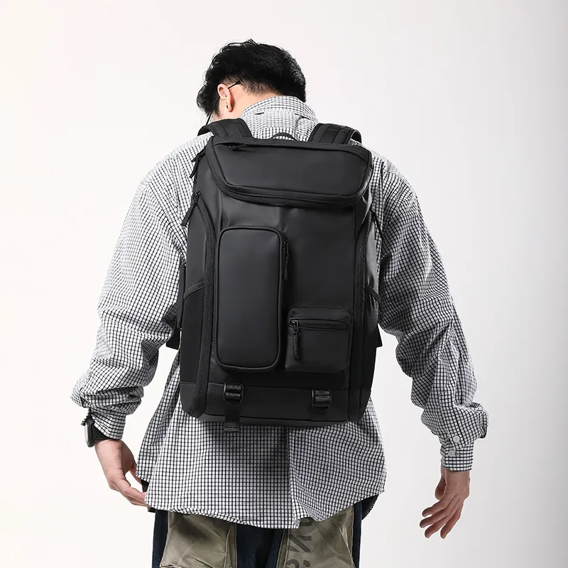 TANGCOOL Polyester Badminton Travel Bag Backpack Large Size Men's Black-4