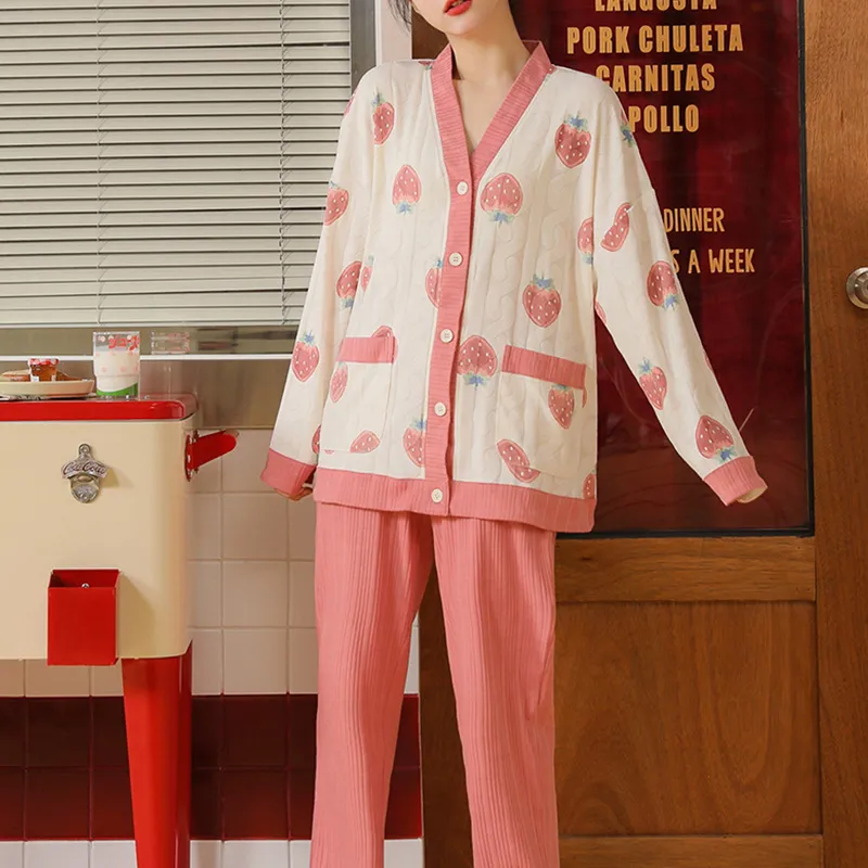 Xiang Ning Pai Women's Pajama Sets-3