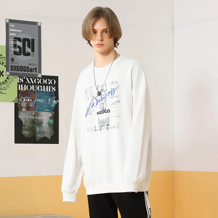 XXGOGO Sweatshirts Unisex White-2