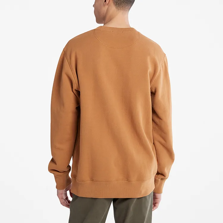 Timberland Men's Logo Crew Neck Sweatshirt Rubber-4