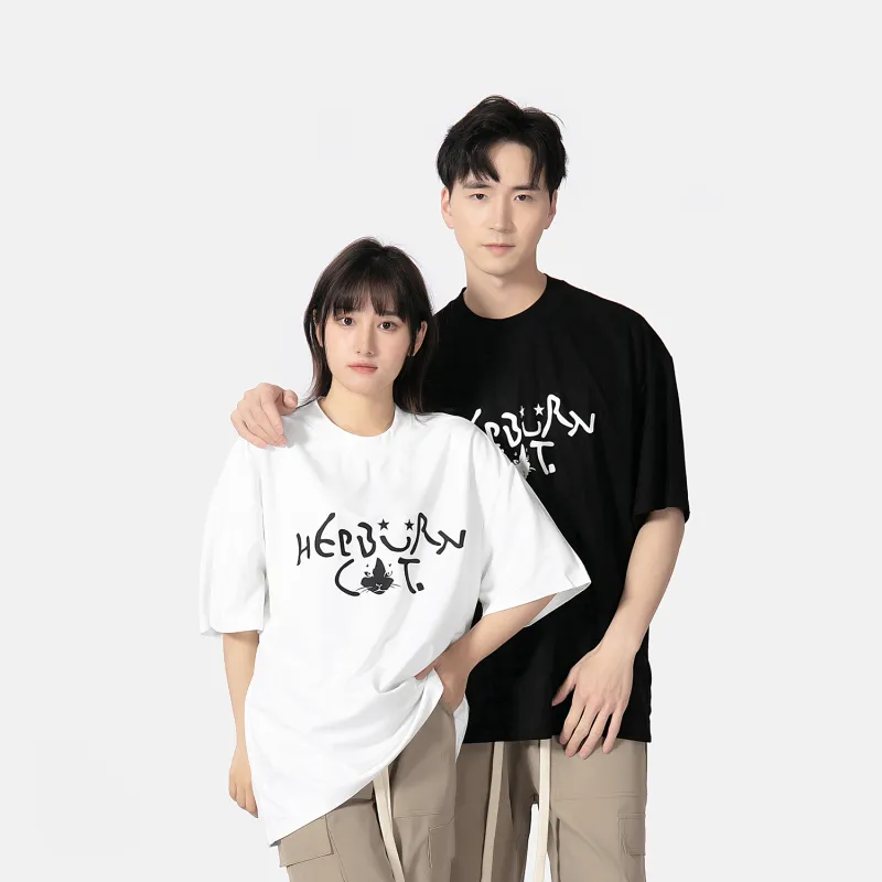 Hepburn Cat T-Shirts Unisex-10