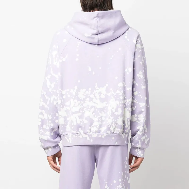 Liberal Youth Ministry Bleach splash Cotton Hoodie-15