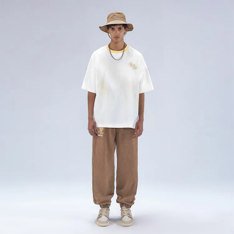 LAMLICKA Jogger Jeans Unisex Brown-6