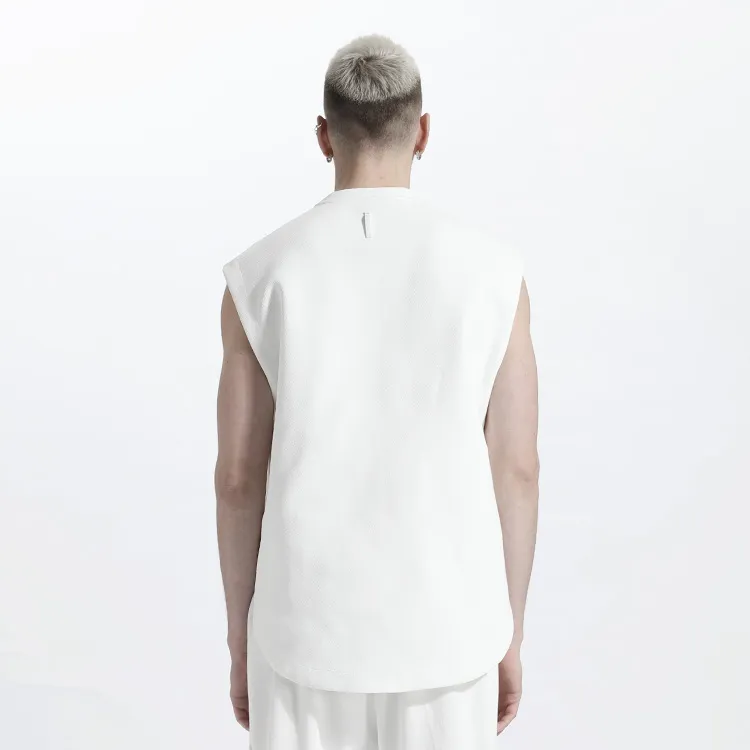 NORVINCY Comfortable And Breathable Wide Shoulder Flyknit T Shirt Unisex-8