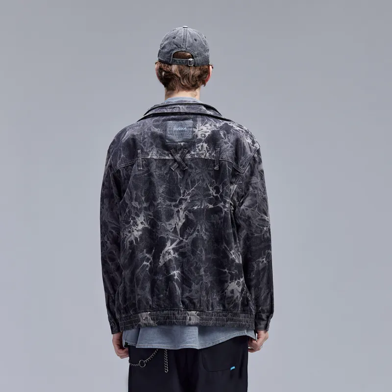 Guuka Denim Jacket Men's Black Gray Color-7