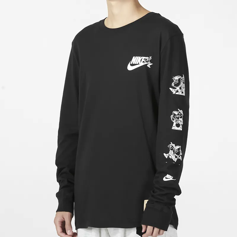 Nike Set in Sleeve T Shirt Men's Black-3