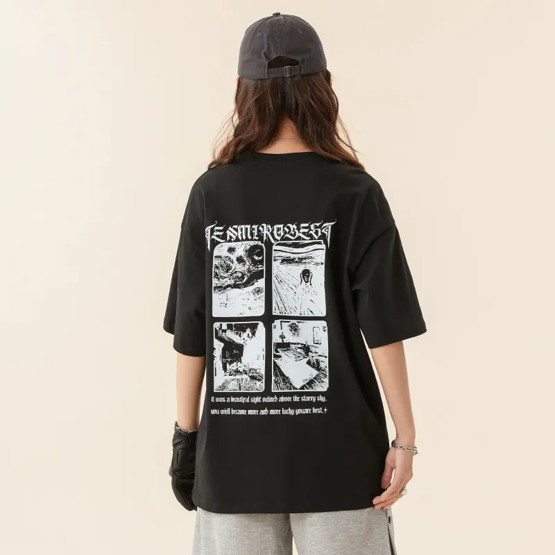 TEN MIRO Short Sleeved T Shirts Unisex-3