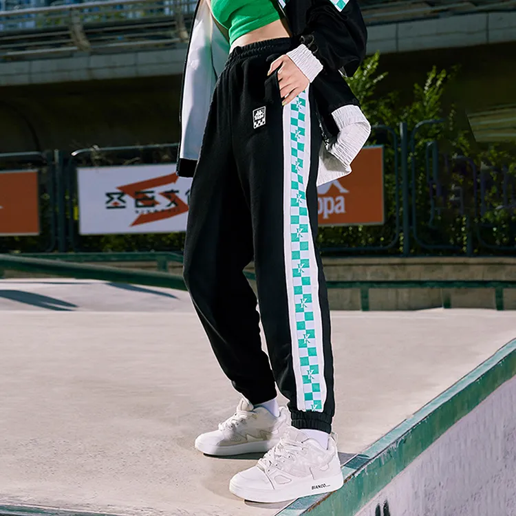 Kappa Knitted Sweatpants Unisex Black 990 A-2