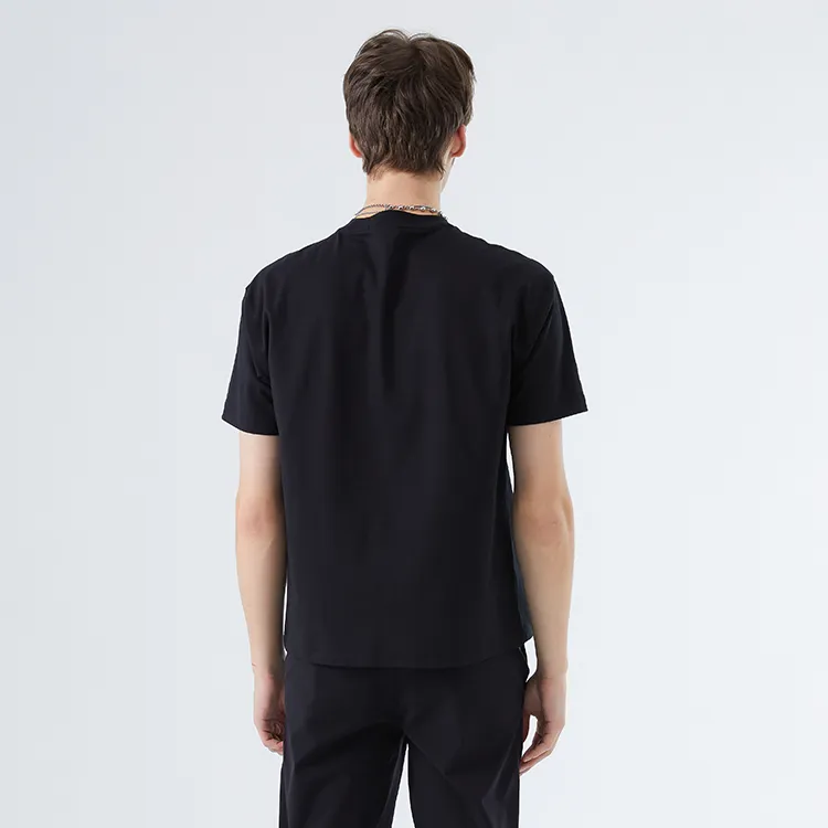 DAVID NAMAN T Shirts Men Black-4