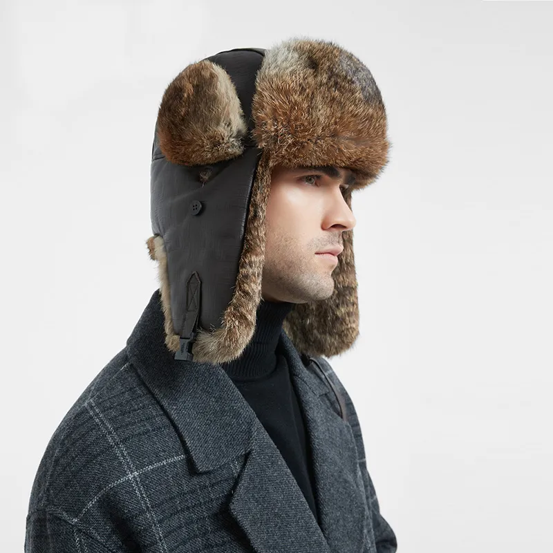 KENMONT Polyester Trapper Hats Unisex-4