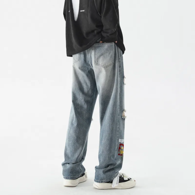 B.X Jeans Unisex Vintage Blue-3