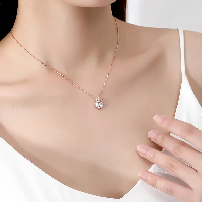MOVER S925 Silver Necklaces Women's-2