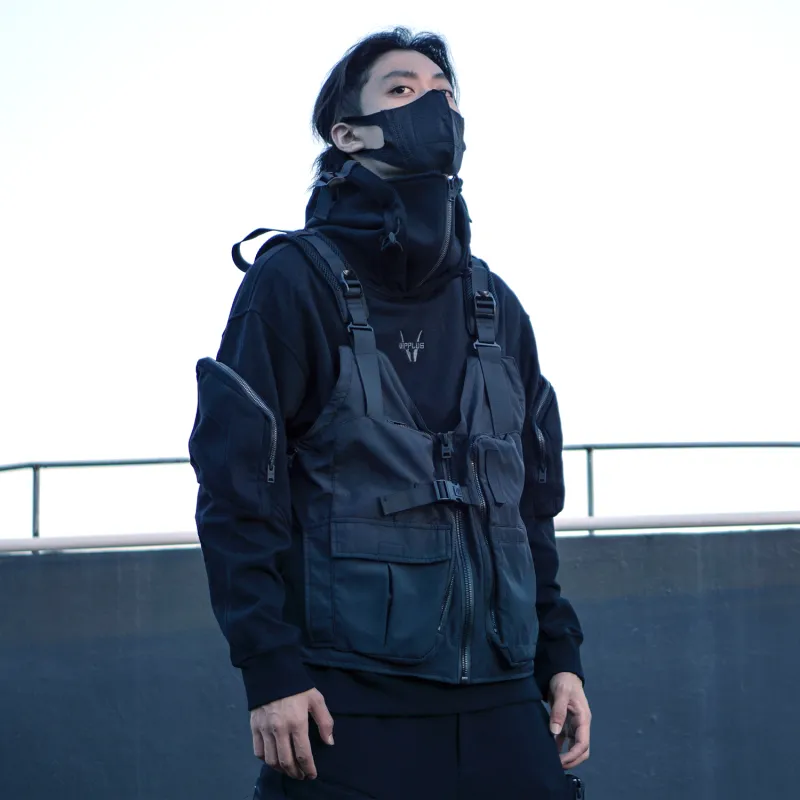 VIP FW22 Loose Fit Vest Unisex Black-5