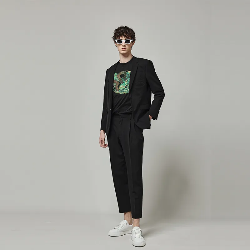 RARE Business Suits Men Black-5